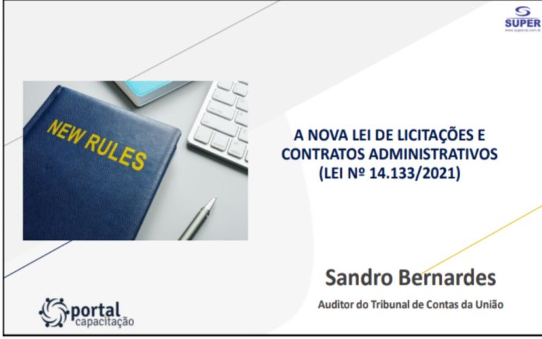 Servidores fazem curso sobre a nova Lei de Licitações e Contratos Administrativos